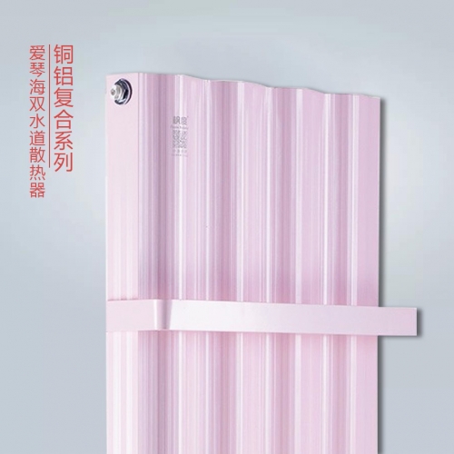 銅鋁復(fù)合愛(ài)琴海雙水道散熱器